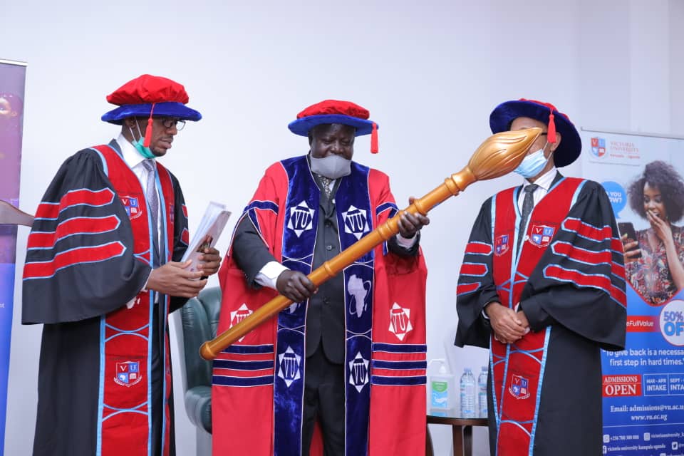 Prof. John Opuda Sworn In As New Chancellor Of Victoria University