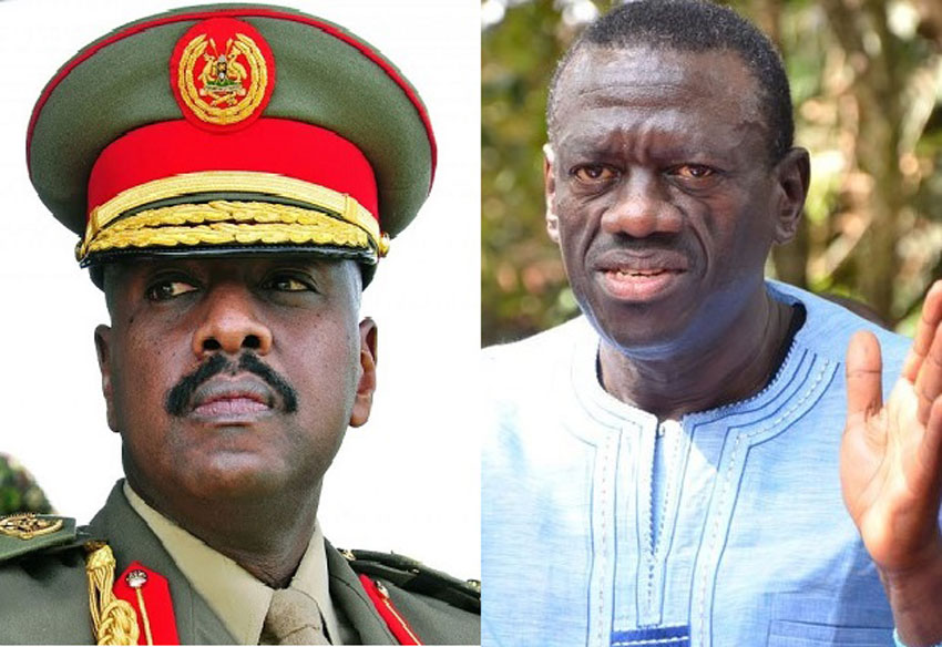 Leave my wife alone! Muhoozi warns Besigye