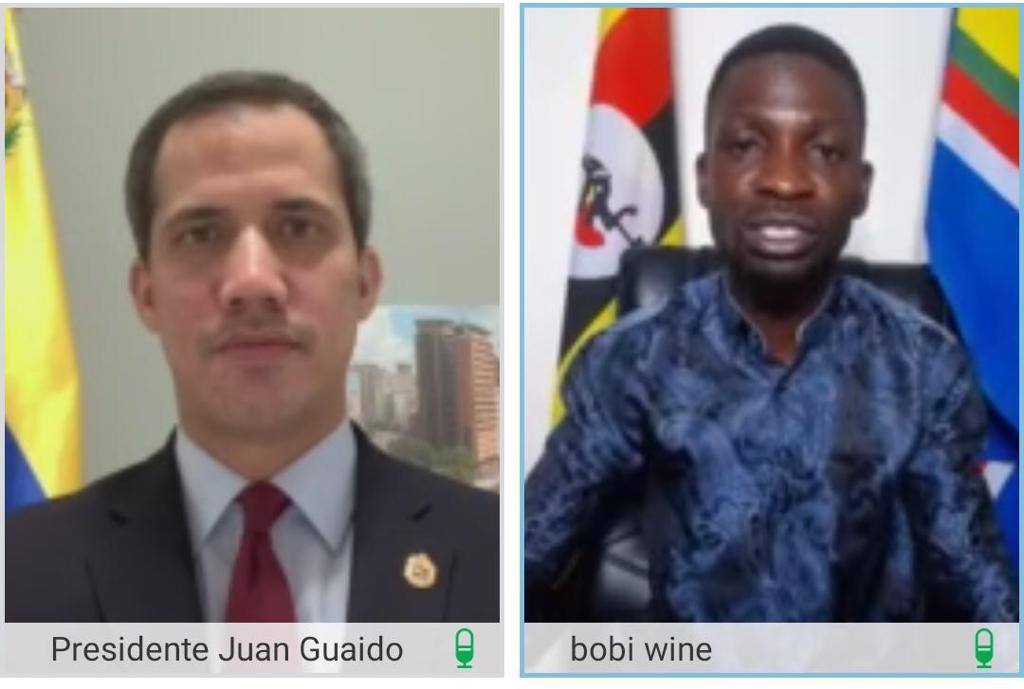Bobi wine speaks to wrong venezuela president