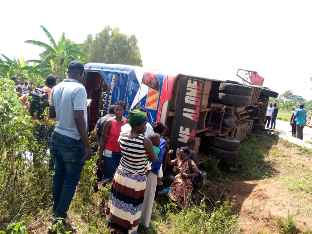 YY Bus involved in accident in Bukedea