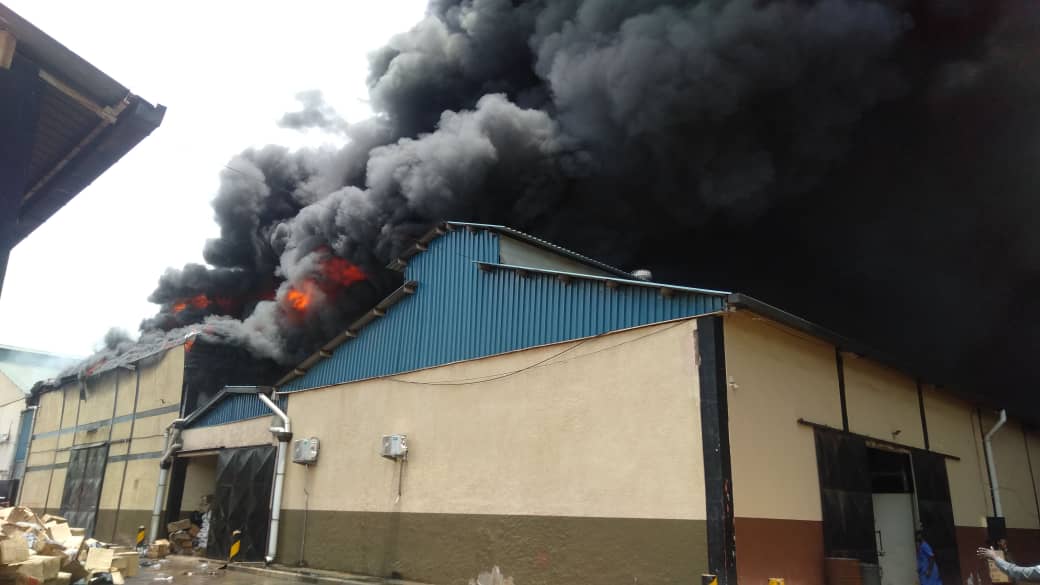 Fire guts Joint Medical Stores warehouse