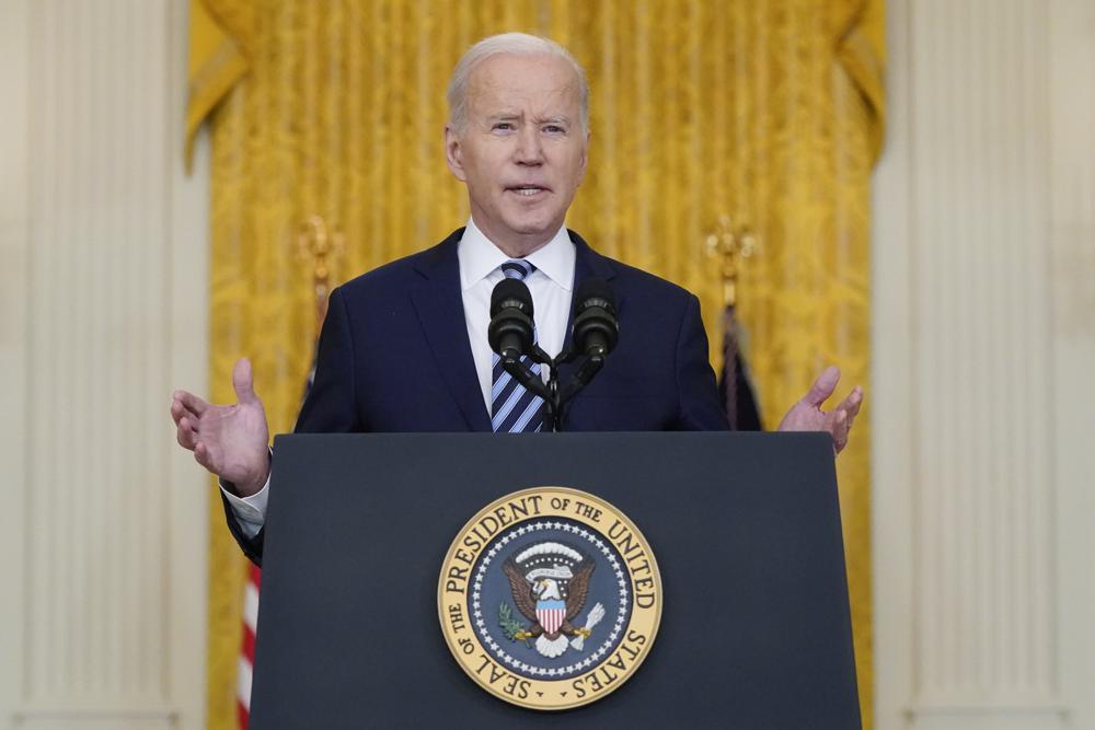 Biden announces ‘tough’ measures in response to Russian invasion of Ukraine