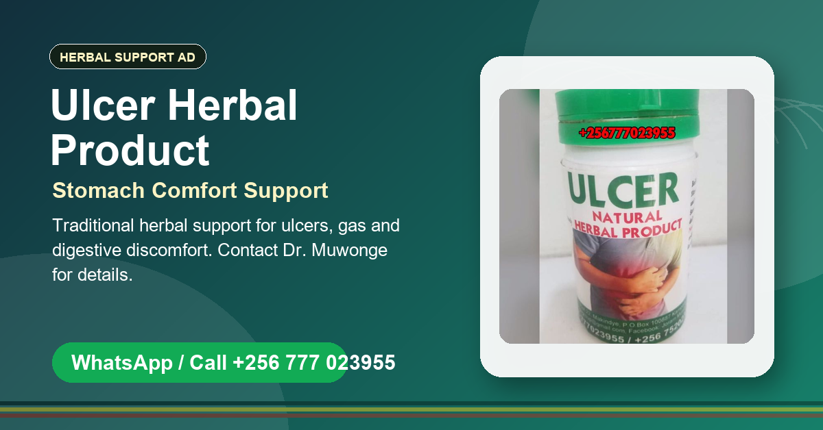 Ulcer Herbal Product ad